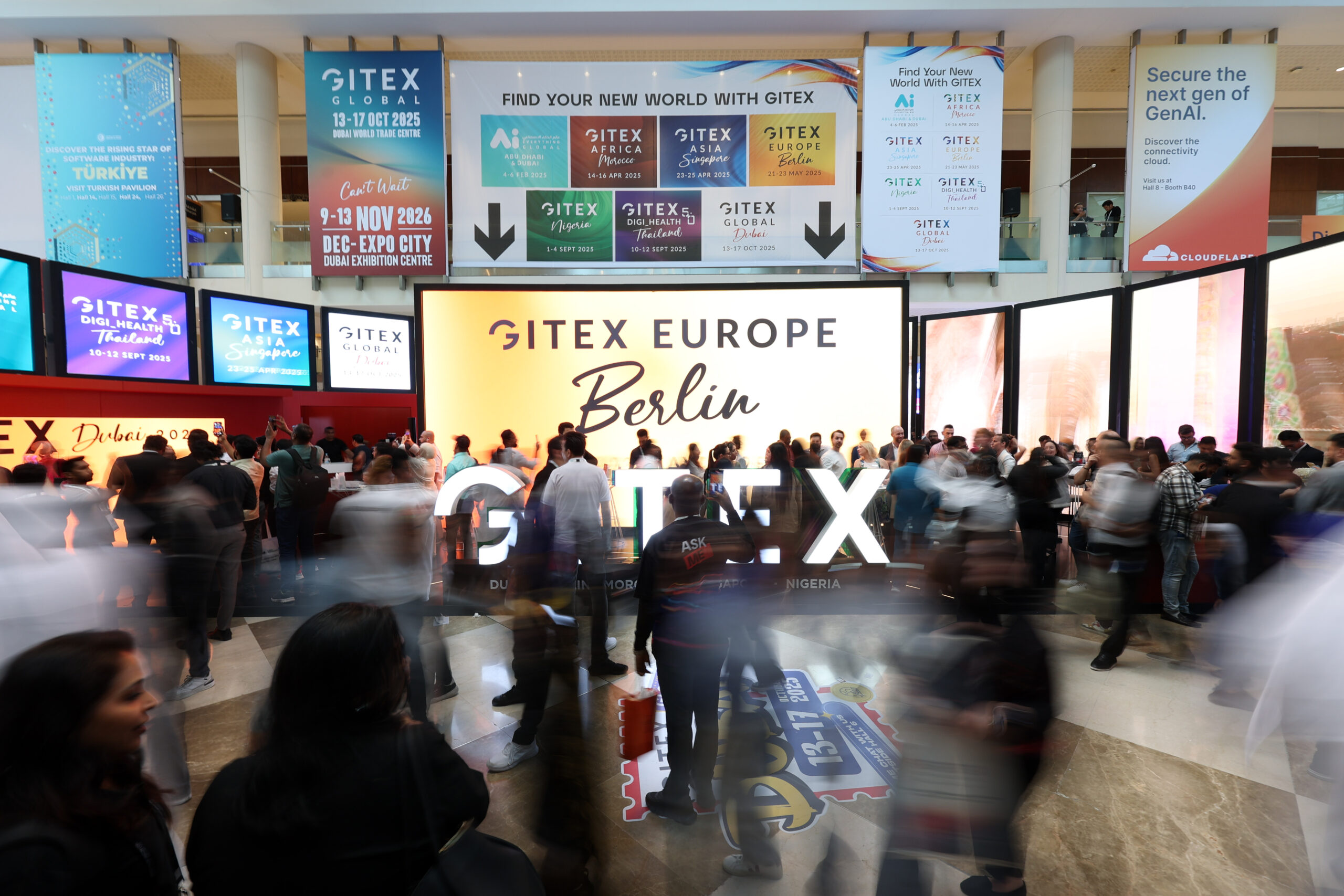 Impression von der GITEX Europe.